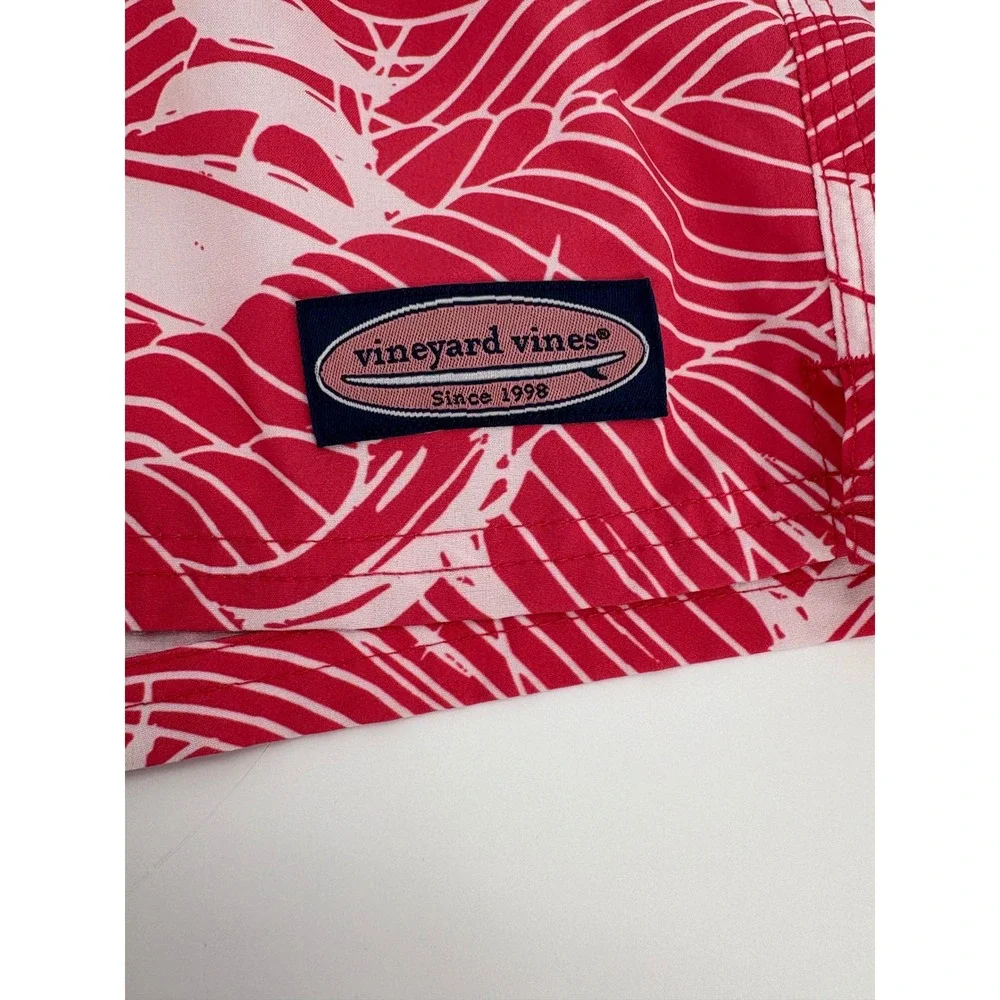 Vineyard Vines Mens Swim Trunks Boats Coral Reef Pattern Size‎ S